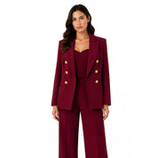 The Libra Amber Silence Double-Breasted Jacket