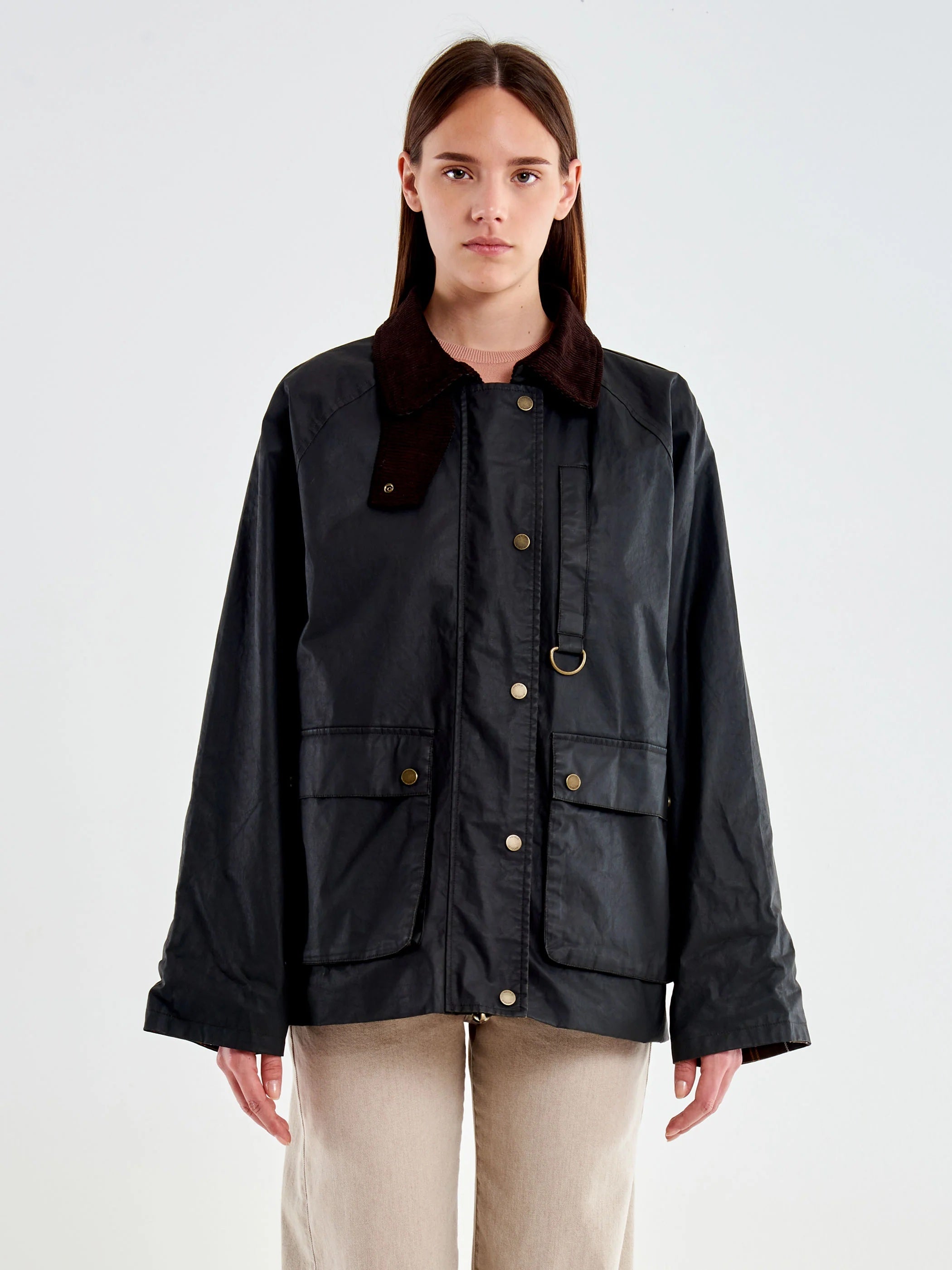 Vicolo waxed jacket