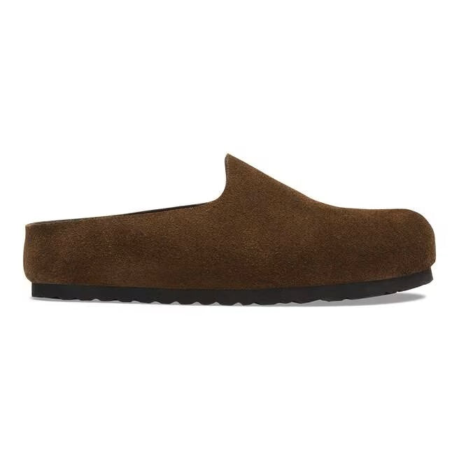 Amsterdam Wrapped sabot in Birkenstock suede