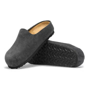 Amsterdam Wrapped sabot in Birkenstock suede