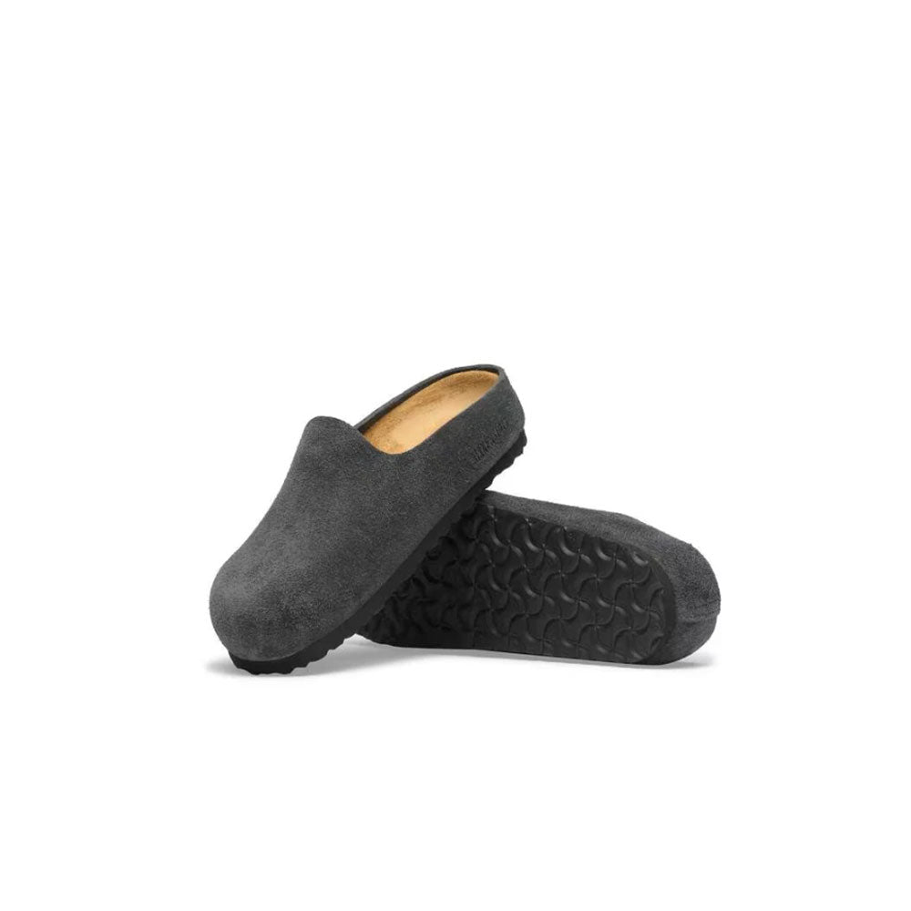 Amsterdam Wrapped sabot in Birkenstock suede