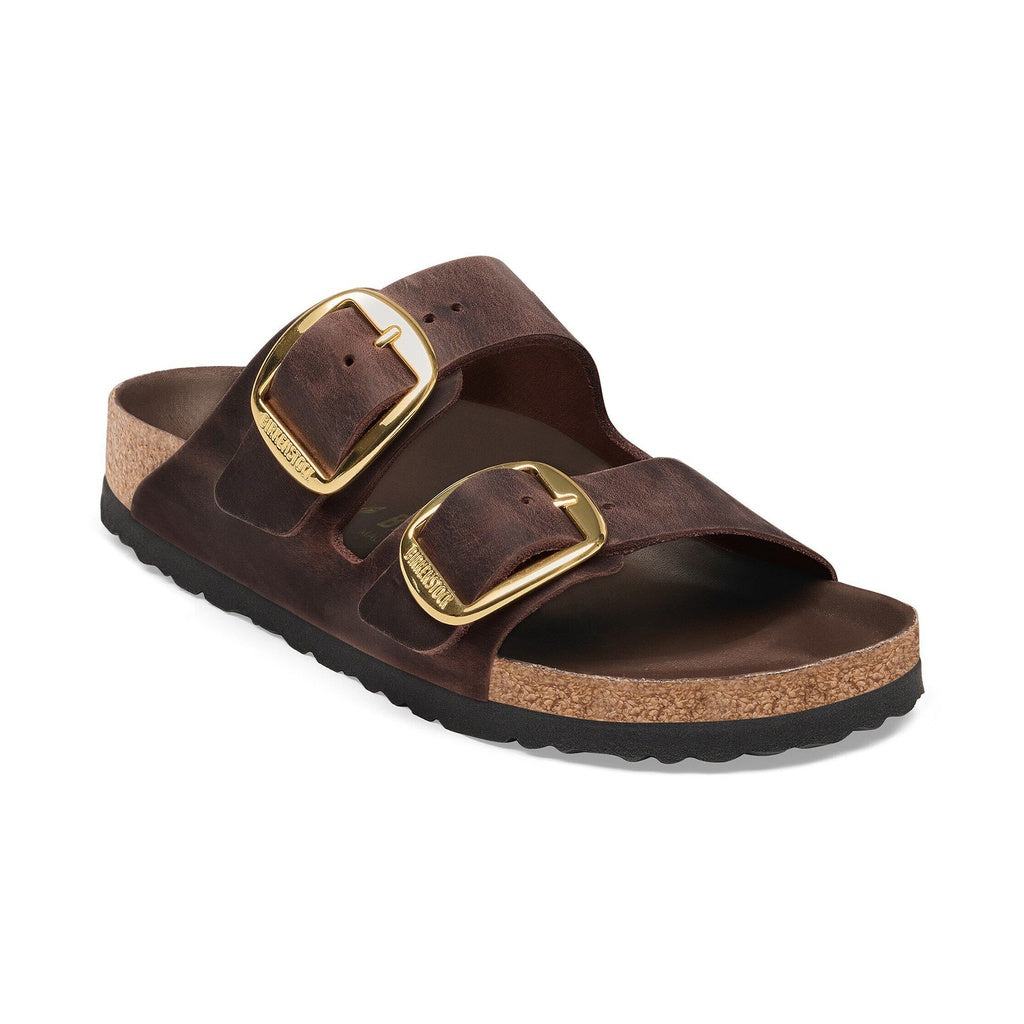 Sandali Arizona Big Buckle in pelle nabuck oliata Birkenstock
