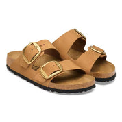 Arizona Big Buckle sandals in Birkenstock nubuck leather