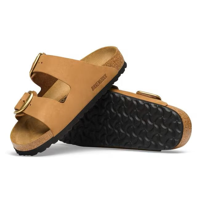 Arizona Big Buckle sandals in Birkenstock nubuck leather