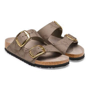 Sandali Arizona Big Buckle in stampa animalier laminata Birkenstock