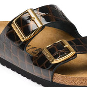 Birkenstock Arizona Embossed Animal Leather Sandals