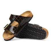 Birkenstock Arizona Embossed Animal Leather Sandals