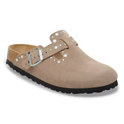 Birkenstock Boston Rivet suede clogs