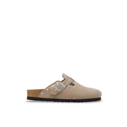 Birkenstock Boston Rivet suede clogs