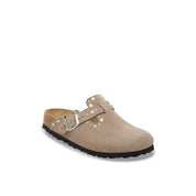 Birkenstock Boston Rivet suede clogs