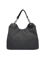 Borsa M Satchel in tessuto monogram jacquard Liu Jo