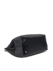 Borsa M Satchel in tessuto monogram jacquard Liu Jo