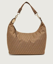 Borsa M Hobo in tessuto monogram jacquard Liu Jo