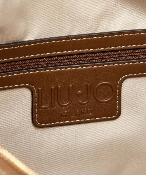 Borsa M Hobo in tessuto monogram jacquard Liu Jo