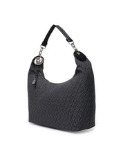 Borsa M Hobo in tessuto monogram jacquard Liu Jo