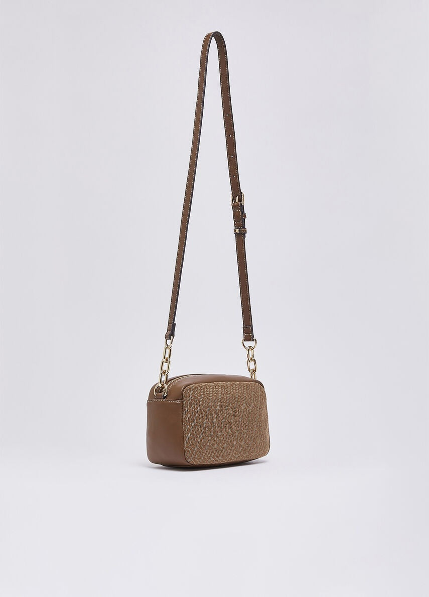 Borsa M Camera Case in tessuto monogram jacquard Liu Jo
