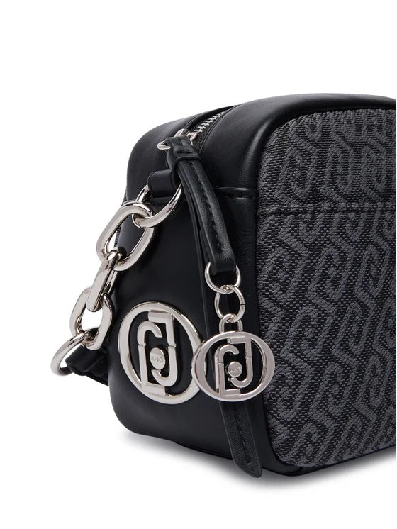 Borsa M Camera Case in tessuto monogram jacquard Liu Jo