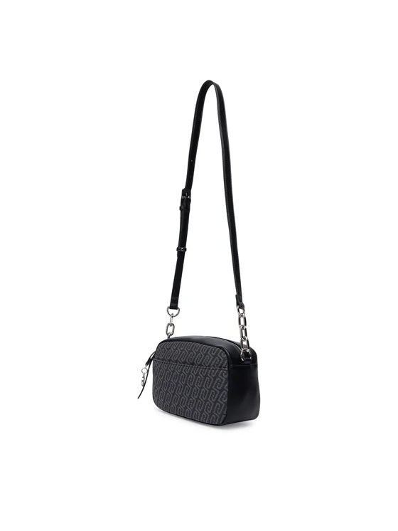 Borsa M Camera Case in tessuto monogram jacquard Liu Jo