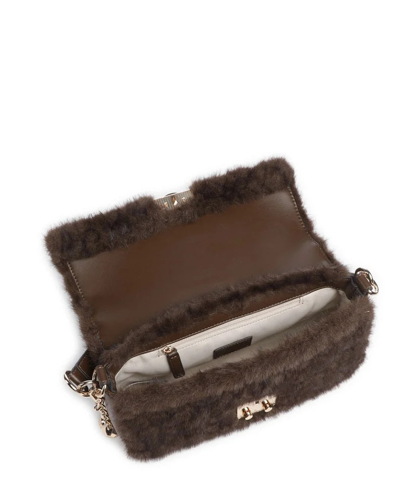 Borsa a spalla Adiva M in eco-pelliccia Liu Jo