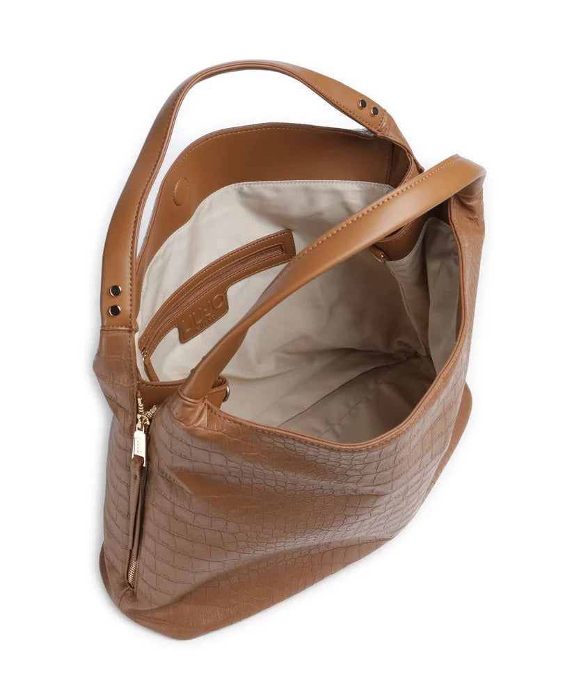 Borsa L Tote in stampa cocco Liu Jo