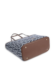 Borsa Tote Evrim M in tela con stampa logo Liu Jo