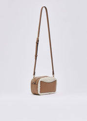 Borsa Camera Case Ridhi S in tessuto effetto teddy Liu Jo