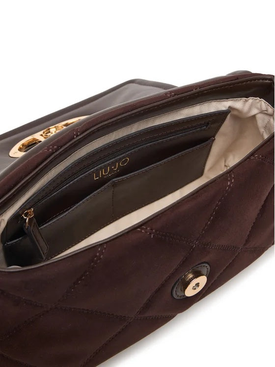 Borsa a spalla LaPuffy M in microfibra Liu Jo