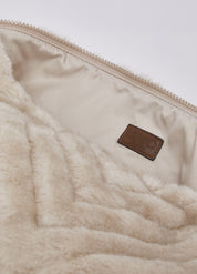 Borsa a spalla Foulard L in pelliccia sintetica Liu Jo