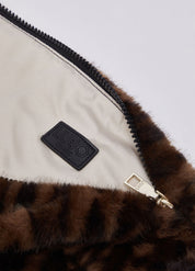 Borsa a spalla Foulard L in pelliccia sintetica Liu Jo