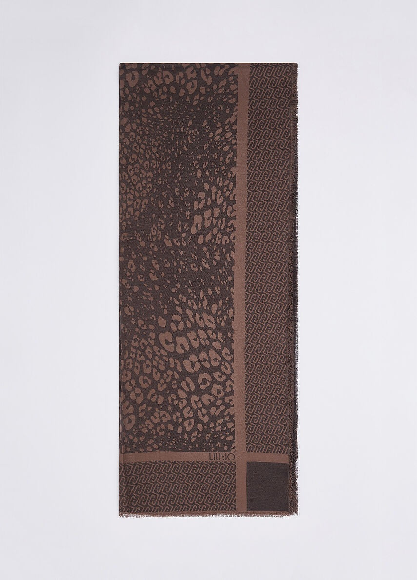Stola Jacquard Animalier Liu Jo