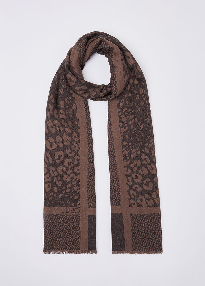 Stola Jacquard Animalier Liu Jo
