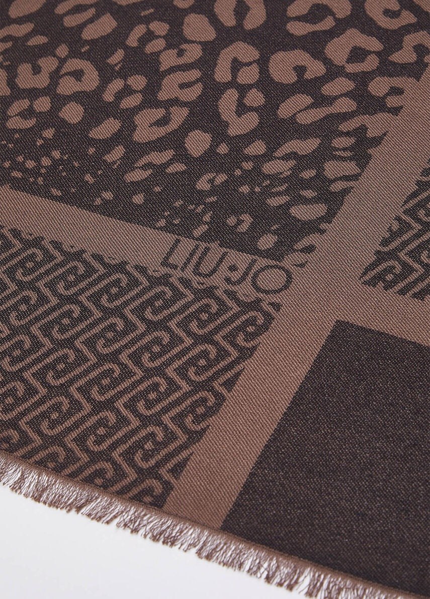 Stola Jacquard Animalier Liu Jo