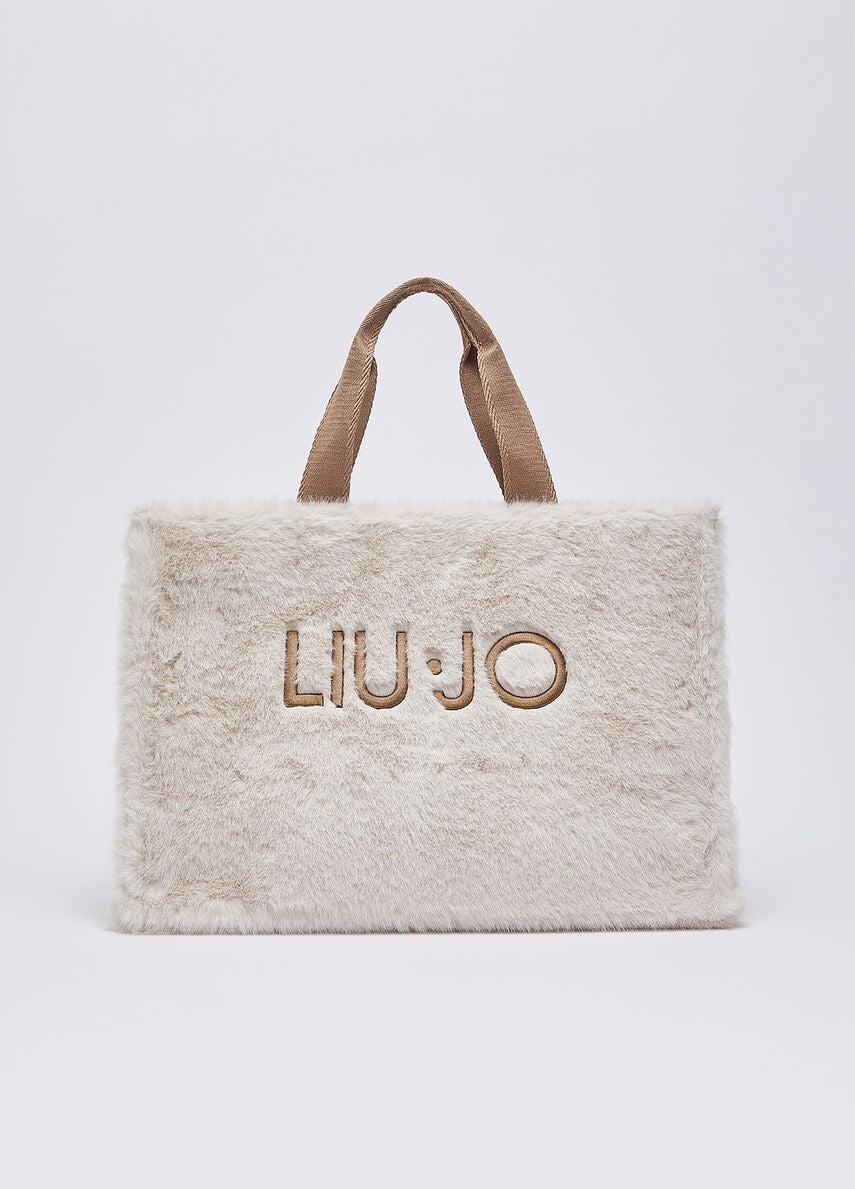 Borsa a mano L Fake Fur Liu Jo