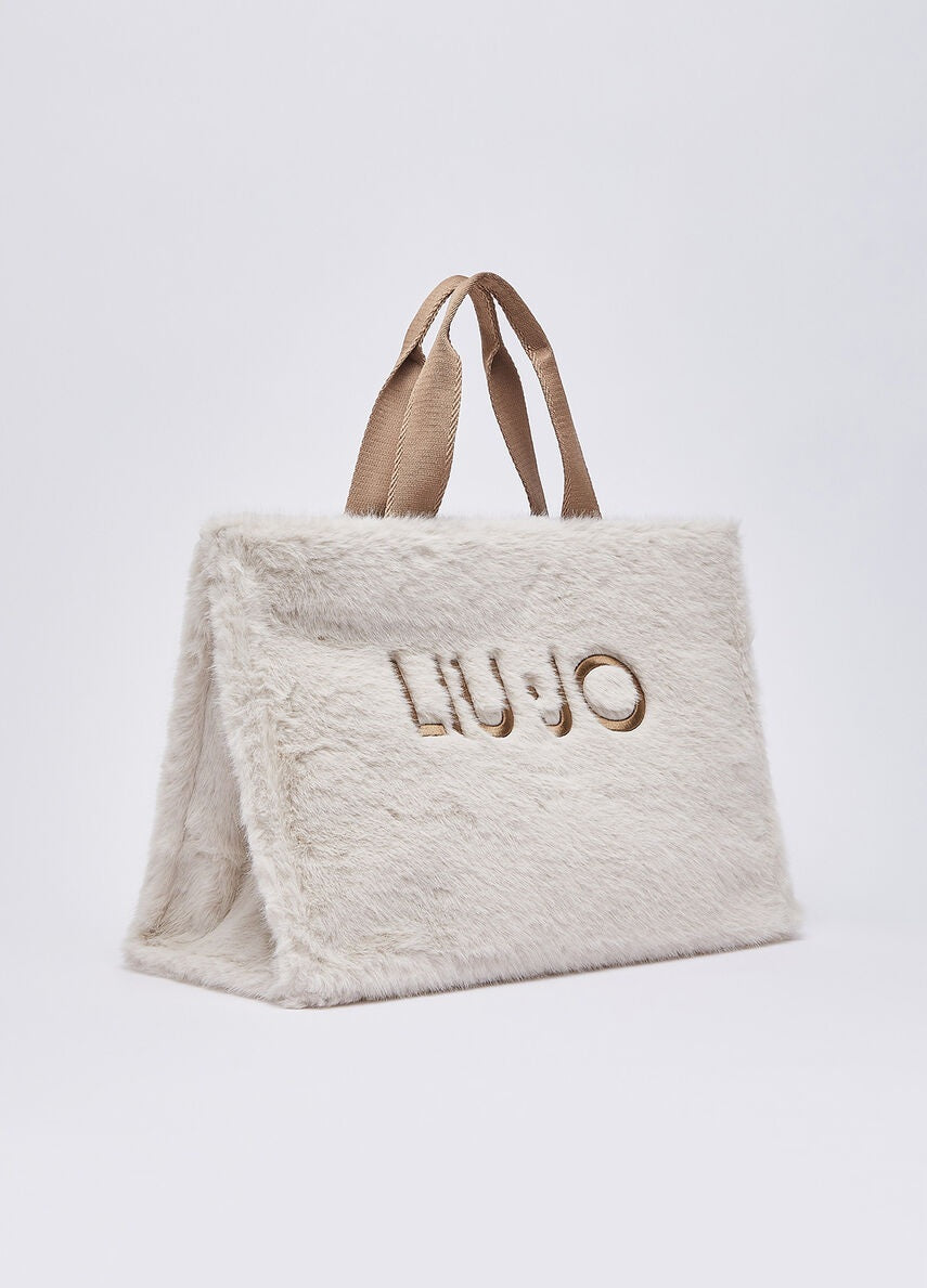 Borsa a mano L Fake Fur Liu Jo