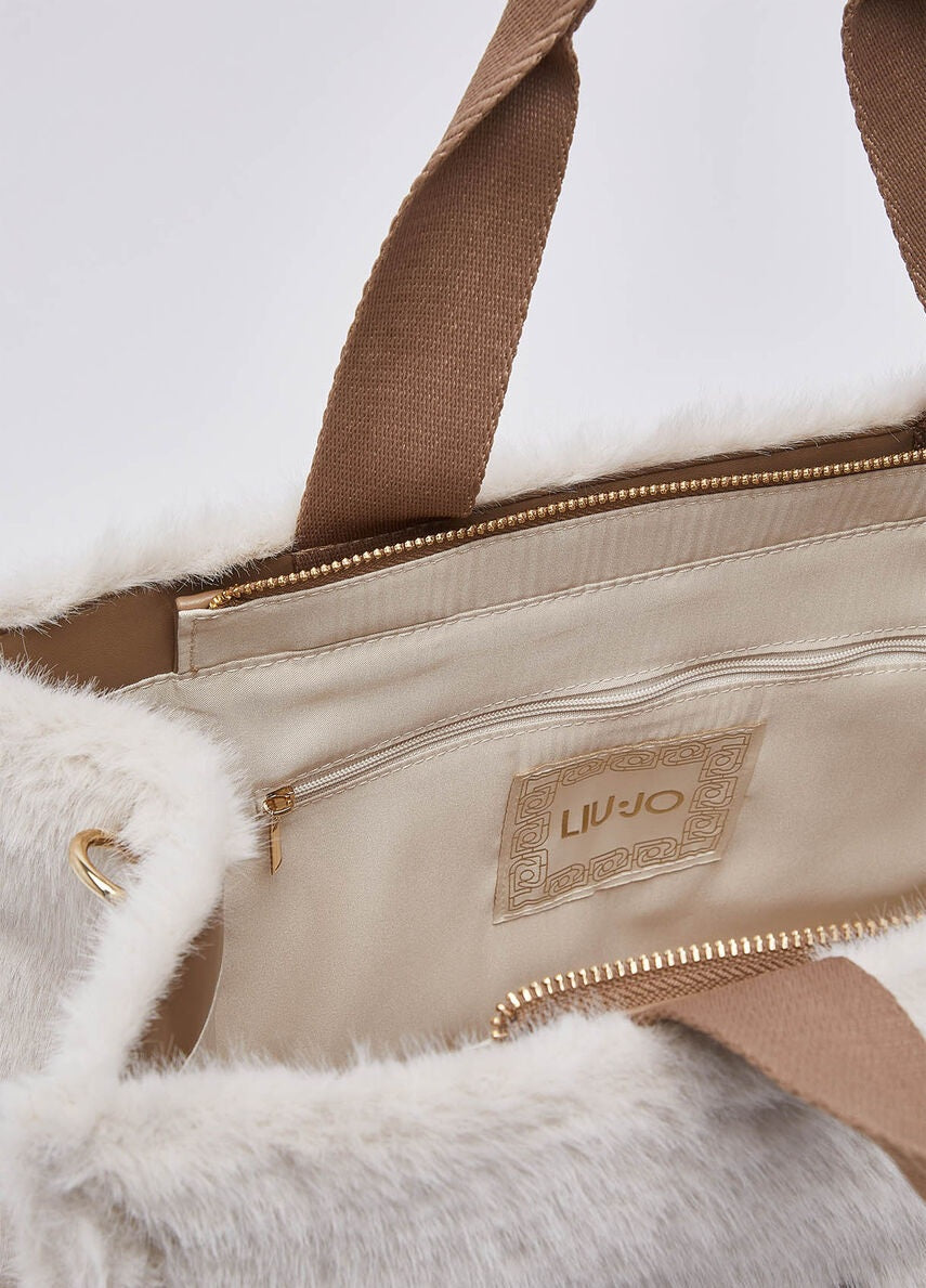 Borsa a mano L Fake Fur Liu Jo