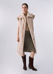 Gilet double-face effetto montone Liu Jo