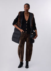 Gilet in nylon ed ecopelliccia Liu Jo