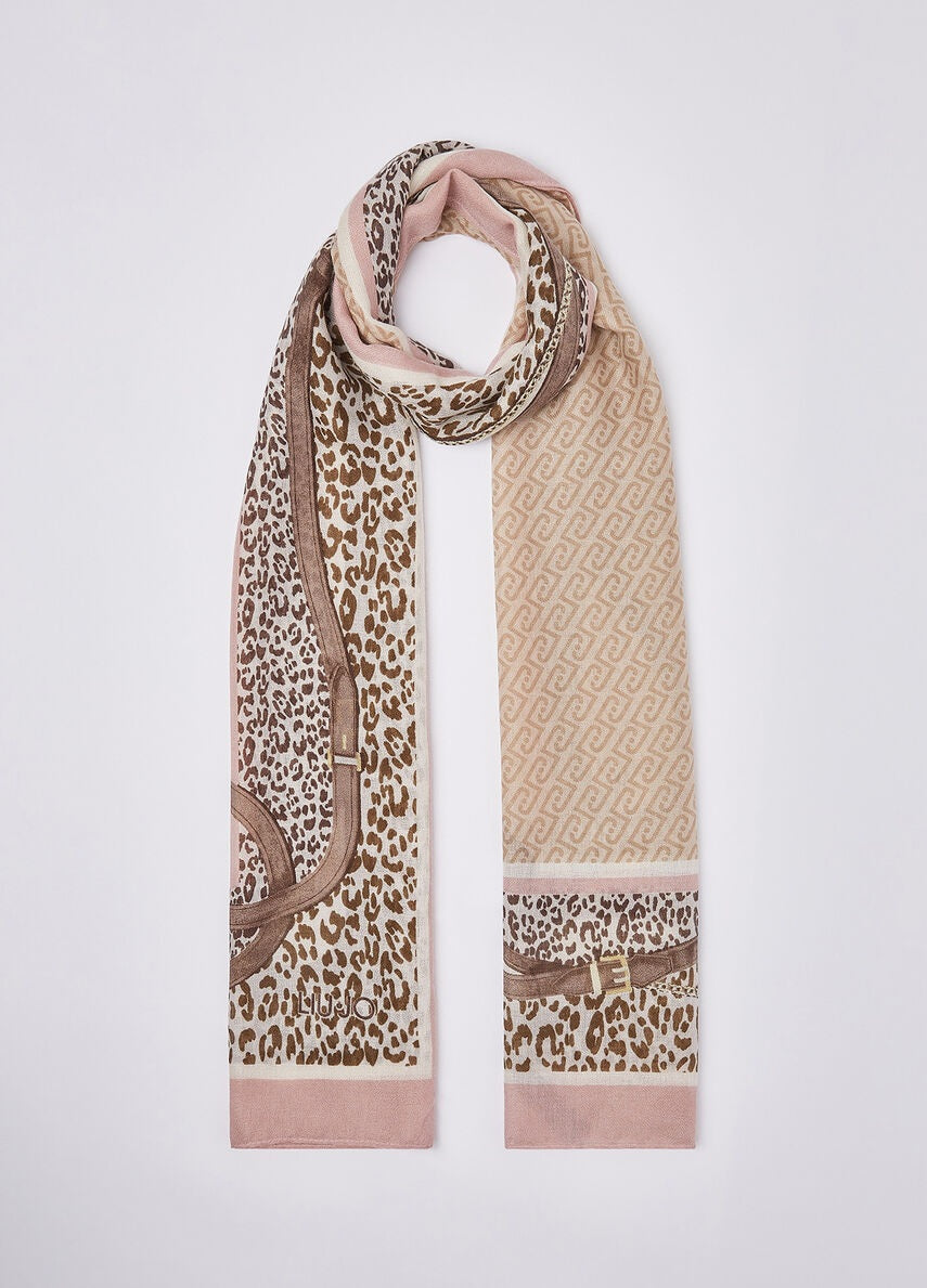 Liu Jo animal print stole
