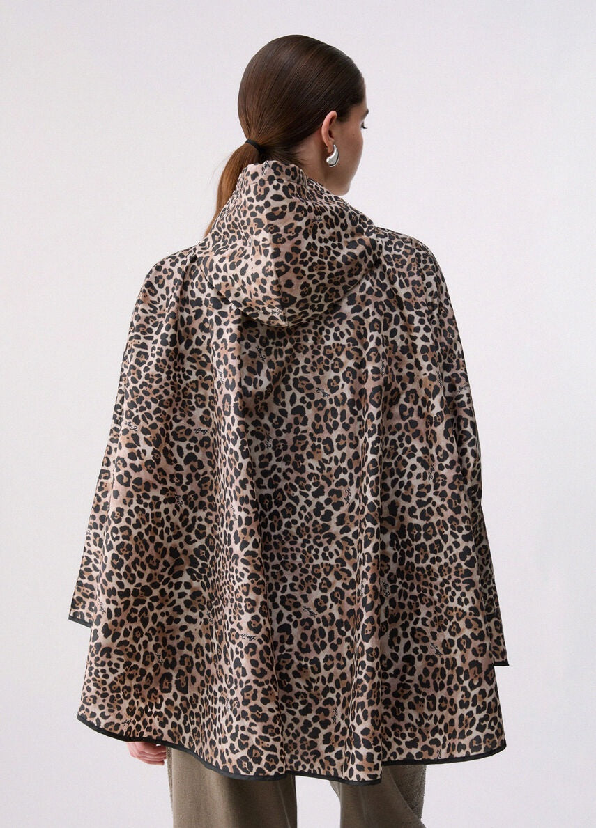 Poncho packable monogram Liu Jo