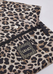 Poncho packable monogram Liu Jo