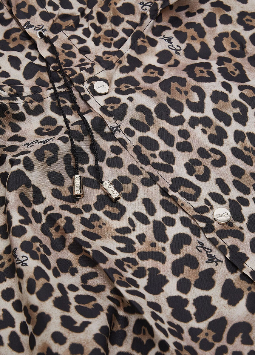 Poncho packable monogram Liu Jo