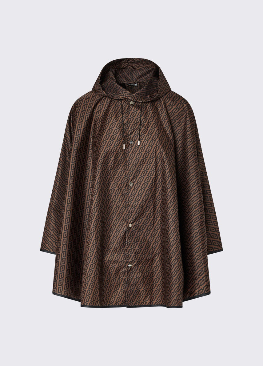 Poncho packable monogram Liu Jo