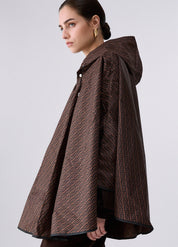 Poncho packable monogram Liu Jo