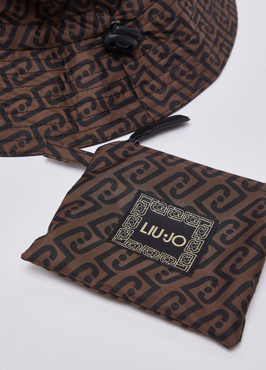 Cloche in nylon monogram Liu Jo
