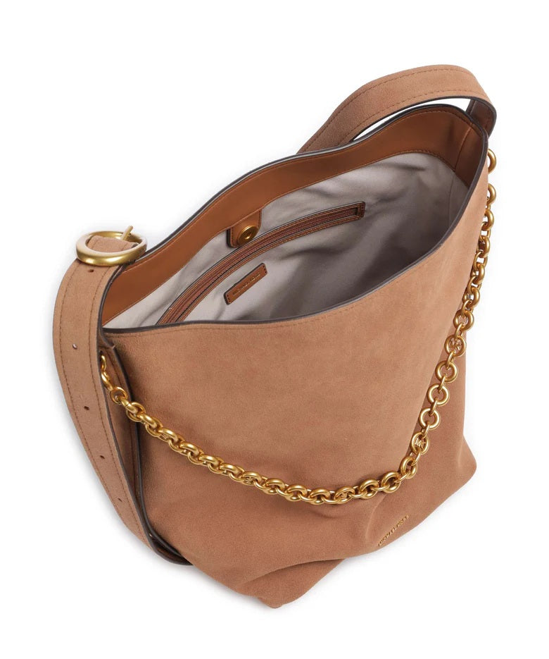 Michael Kors Nolita Large suede shoulder bag