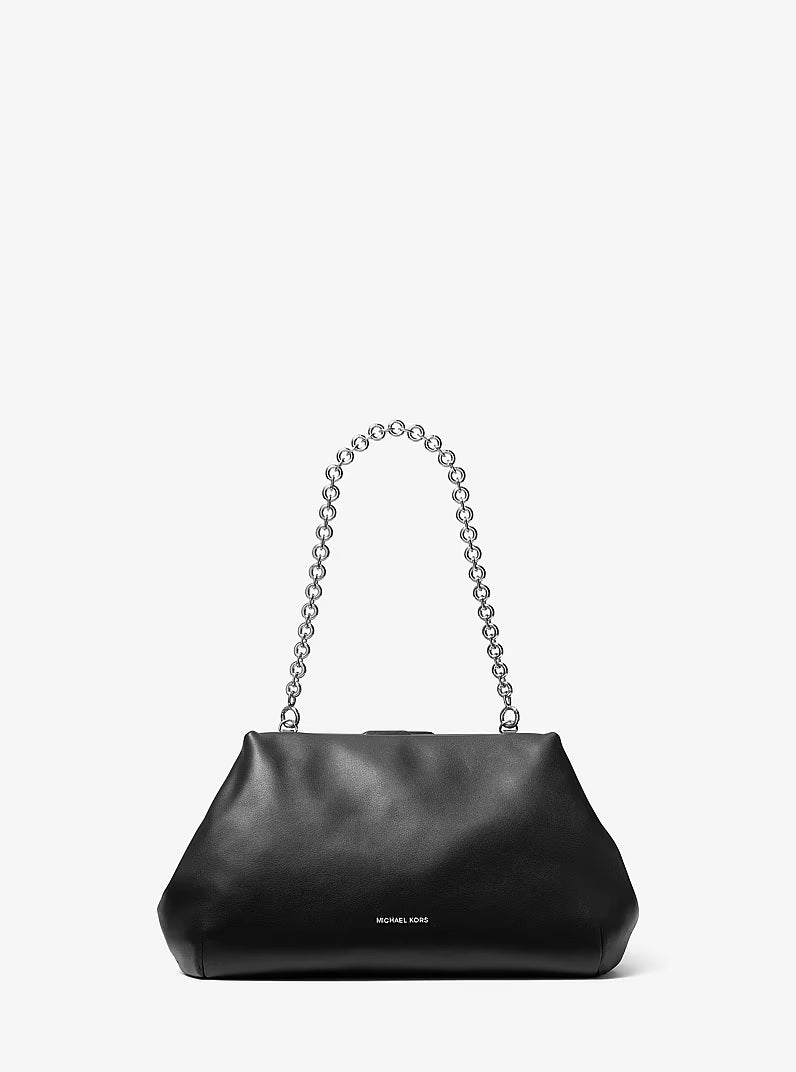 Borsa Clutch Goldie Large in pelle Michael Kors