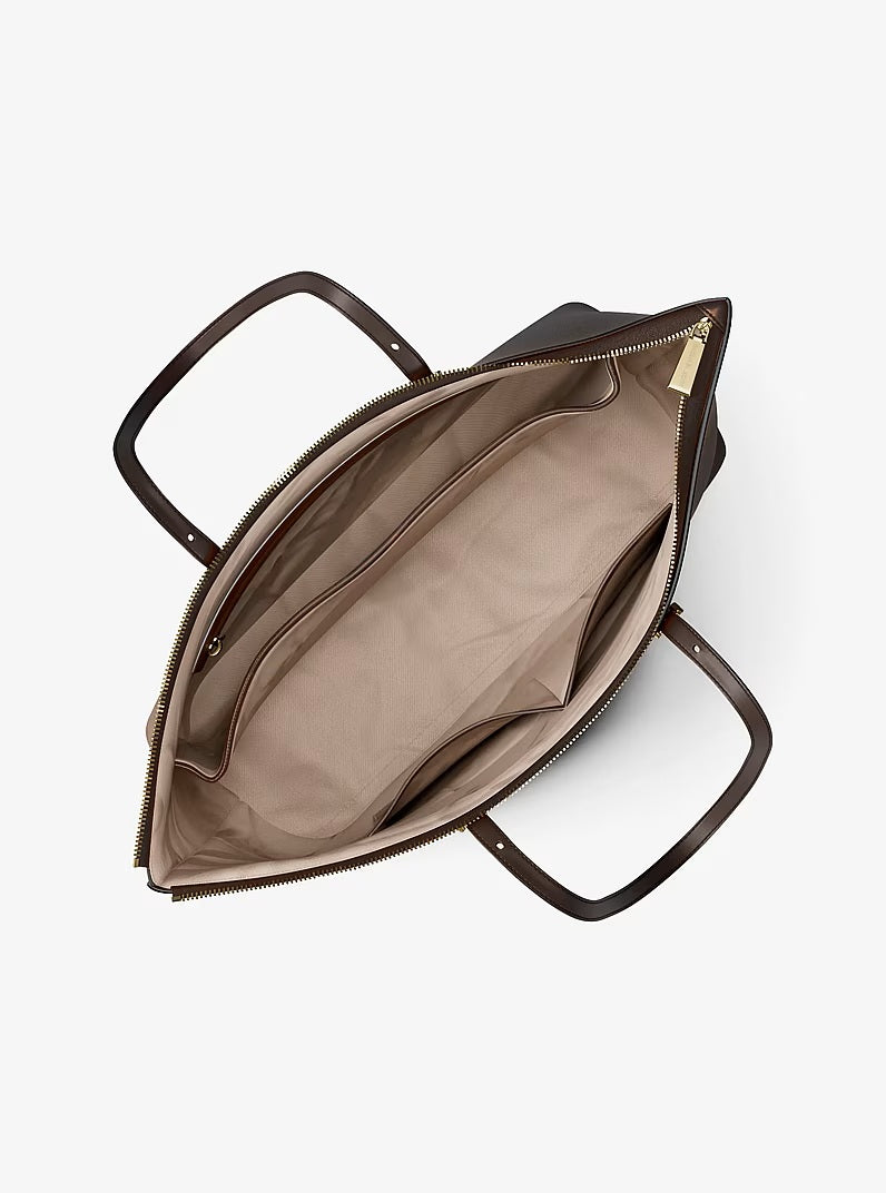 Borsa Quinn Large Tote in pelle Michael Kors