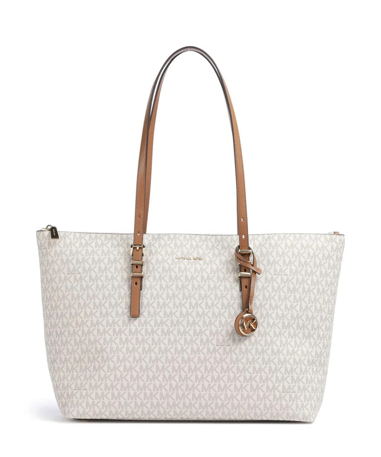 Michael Kors Quinn Large Logo-Print Canvas Tote Bag