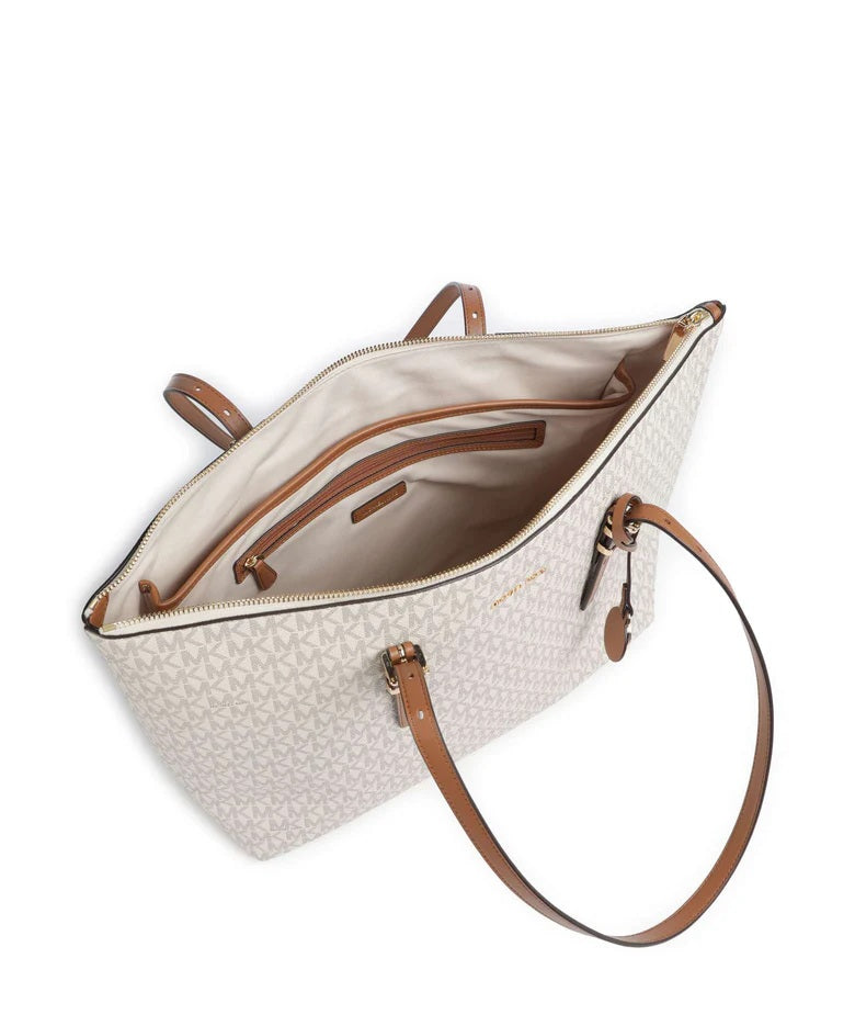 Michael Kors Quinn Large Logo-Print Canvas Tote Bag
