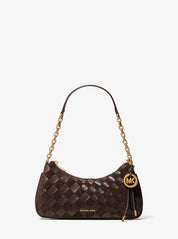 Borsa a spalla Nolita Medium in pelle intrecciata Michael Kors